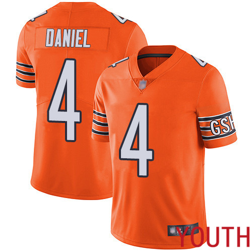 Chicago Bears Limited Orange Youth Chase Daniel Alternate Jersey NFL Football #4 Vapor Untouchable->youth nfl jersey->Youth Jersey